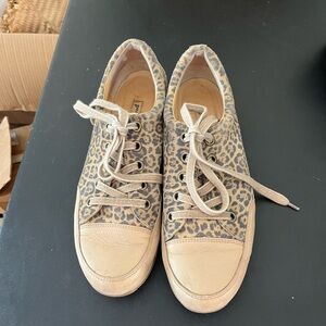 Leopard print sneakers